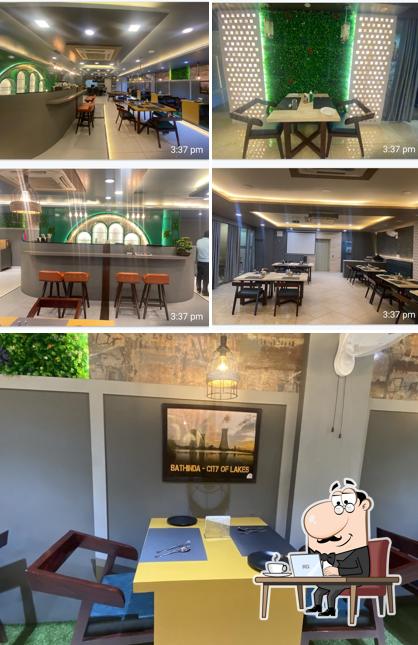 Check out how Black Mango Restuarant cafe looks inside