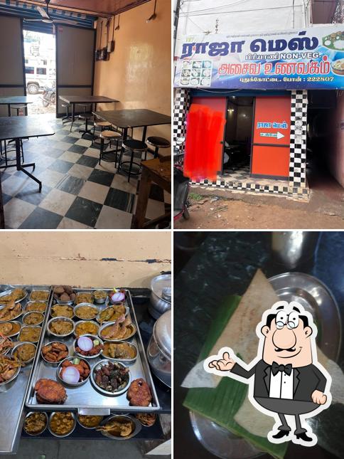 The interior of Raja Mess
