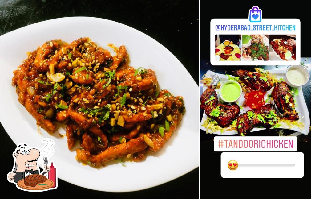 Get meat dishes at Hyderabad Street Kitchen