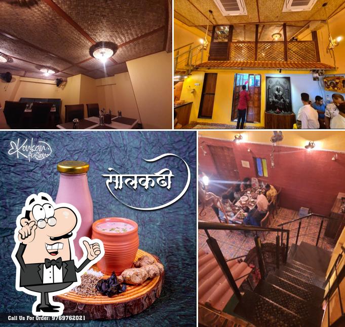 The interior of Konkan Fusion Dombivli