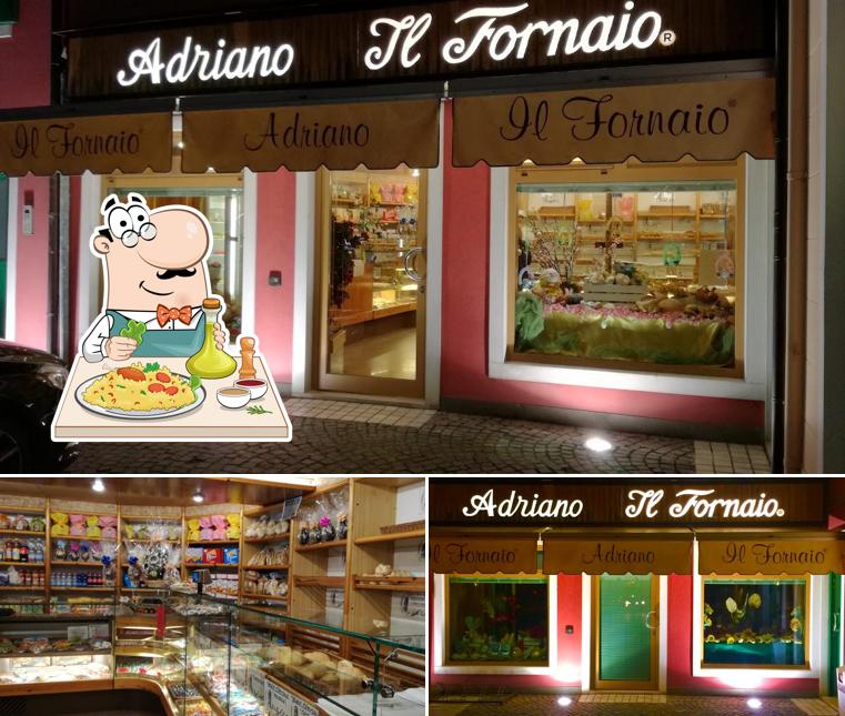 Tra le varie cose da Panificio Pasticceria Caravello Adriano & C.snc si possono trovare la cibo e interni