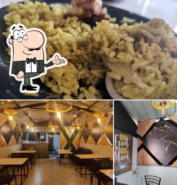 The image of Siri's Biryani Cafe’s interior and food
