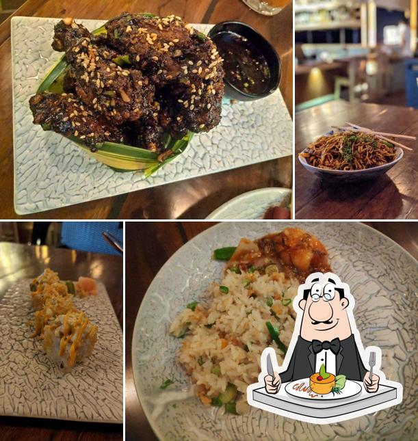 Food at Yazu – Pan Asian Beach Club