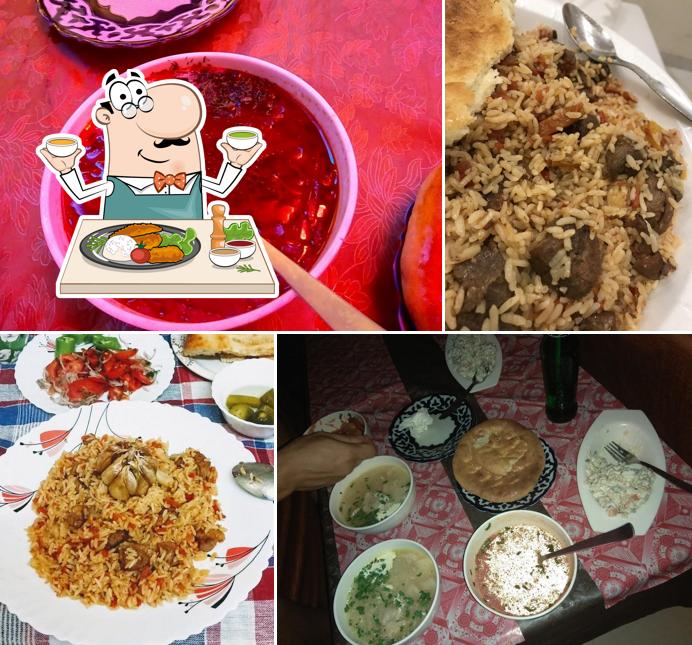 Meals at Tashkin Restaurant ( Uzbek & Russian Food)
