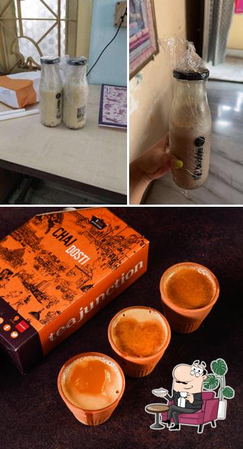 The interior of Tea Junction