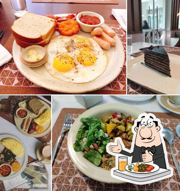 Food at CakeBee - Coffee & Croissants