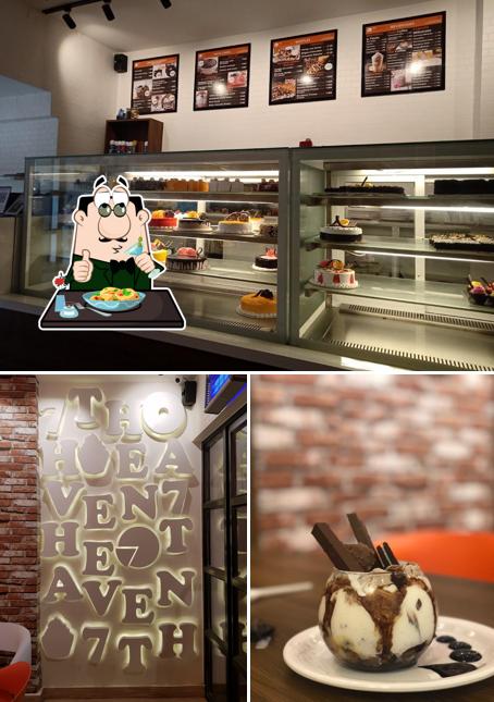 The picture of food and interior at 7th Heaven, Tirupati