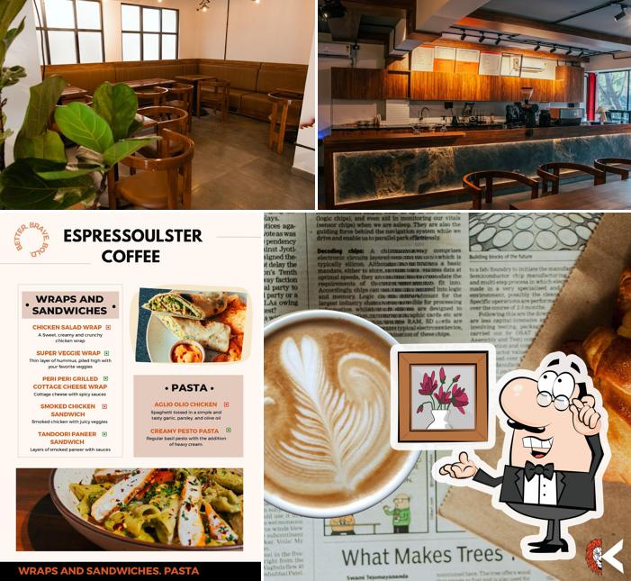 Among different things one can find interior and food at Espressoulster Coffee Koramangala