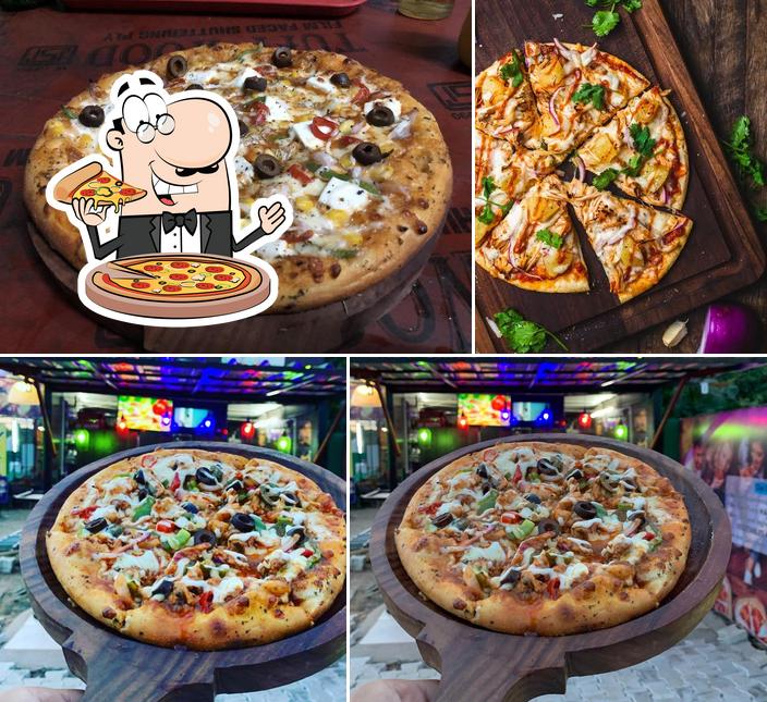 Order various kinds of pizza