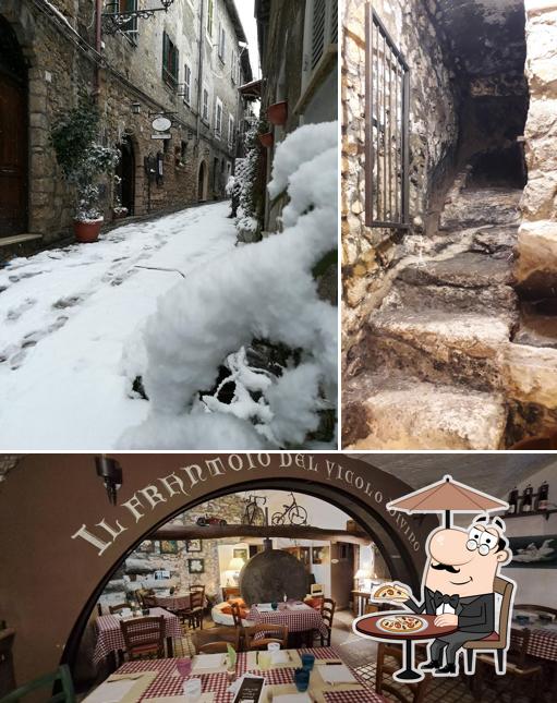 La esterno e interni del ristorante
