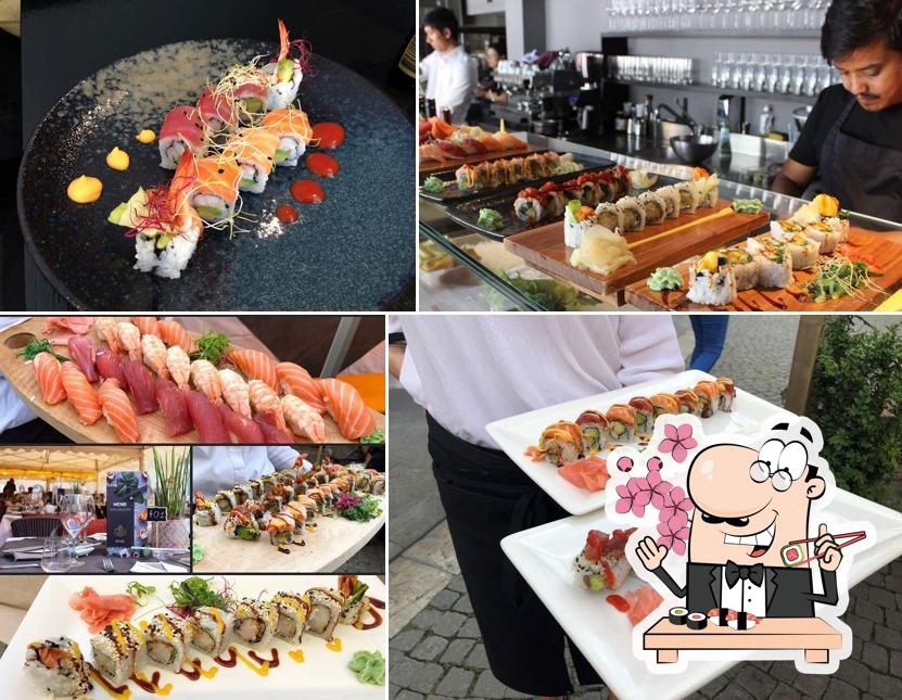 Scegli le varie opzioni di sushi