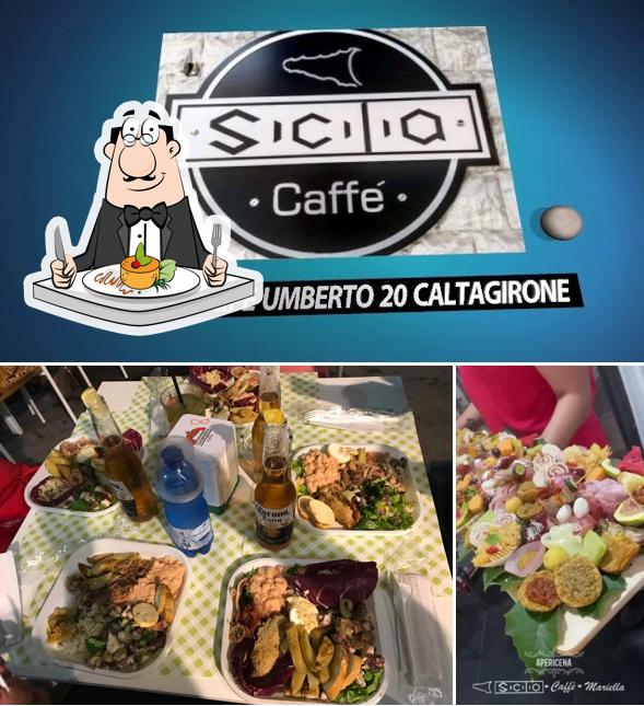 Platti al Sicilia Caffè Mariella
