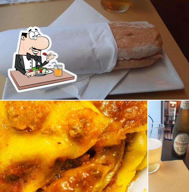 La cibo e birra del ristorante