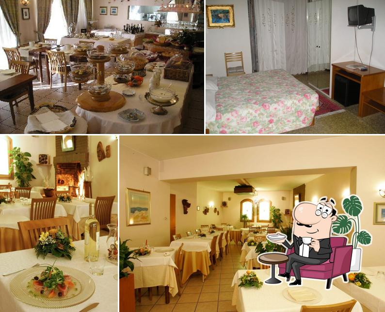 Gli interni di Hotel Carla