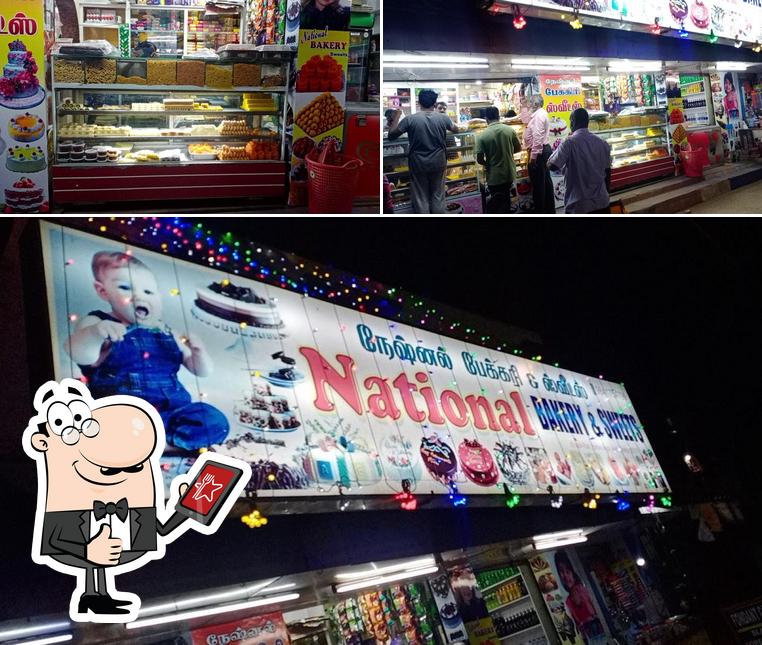 Look at the pic of National Bakery & Sweets