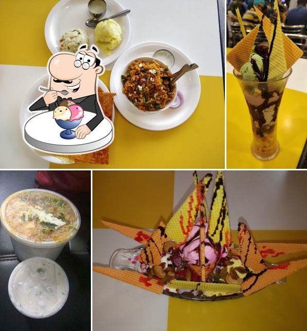 Udupi Grand Vegetarian Restaurant offers a selection of sweet dishes