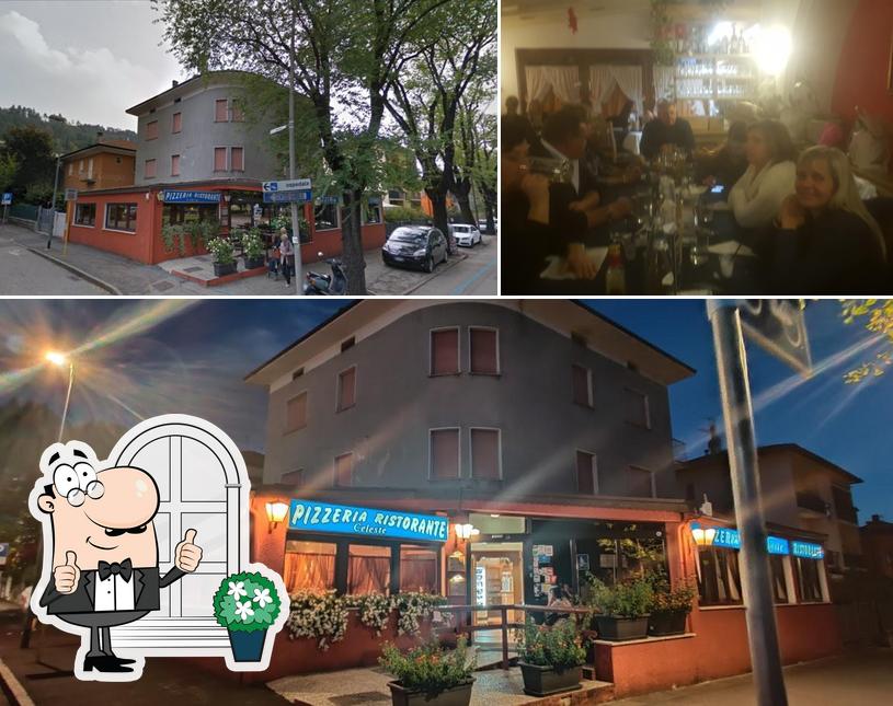 Dai un’occhiata alla foto che raffigura la esterno e bancone da bar di Ristorante - Pizzeria Celeste