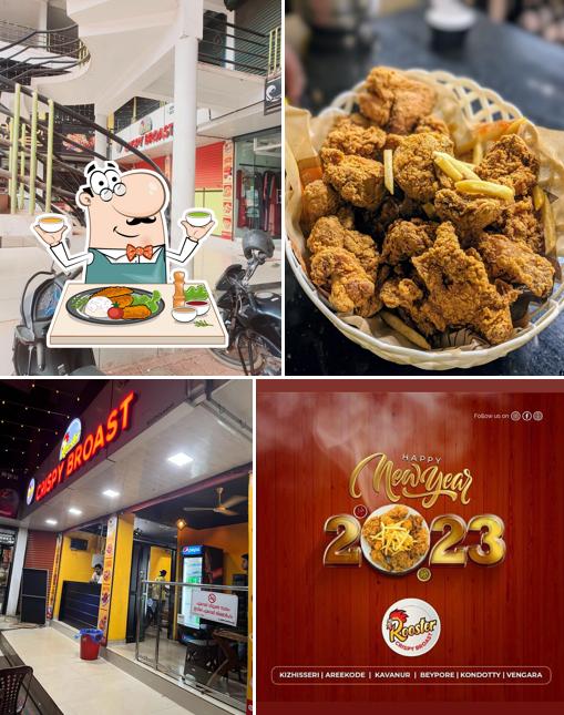 Food at Rooster crispy broast kizhissery