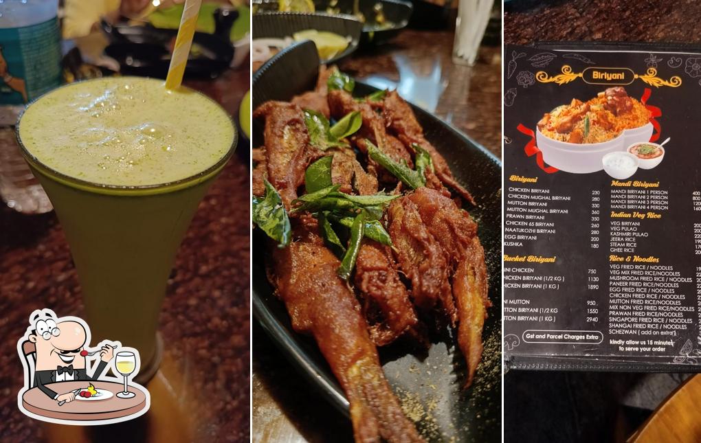 Food at Anifa Biriyani Velankanni