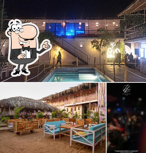 The exterior of Bang Bang Club Goa