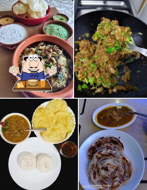 Food at Aata's cafe