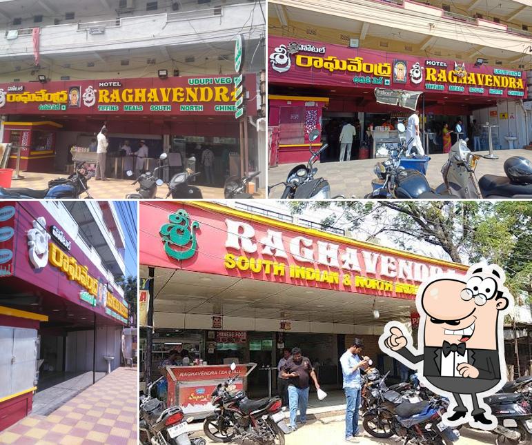 The exterior of Hotel Sri Raghavendra Udupi Veg
