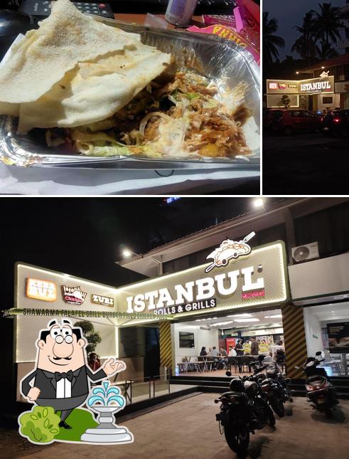 Among different things one can find exterior and food at Istanbul Rolls & Grills