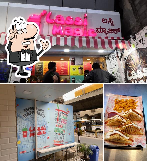 The interior of Lassi Magic