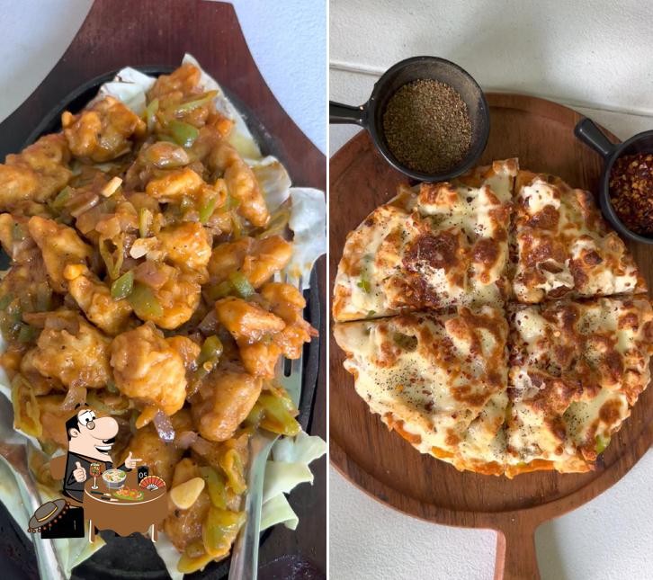 Food at PepperTea Cafe