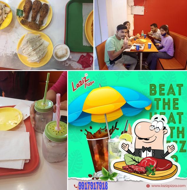 Get meat meals at Laziz pizza