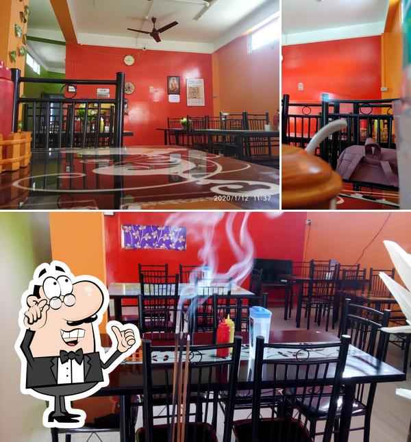 The interior of Nandini restaurant