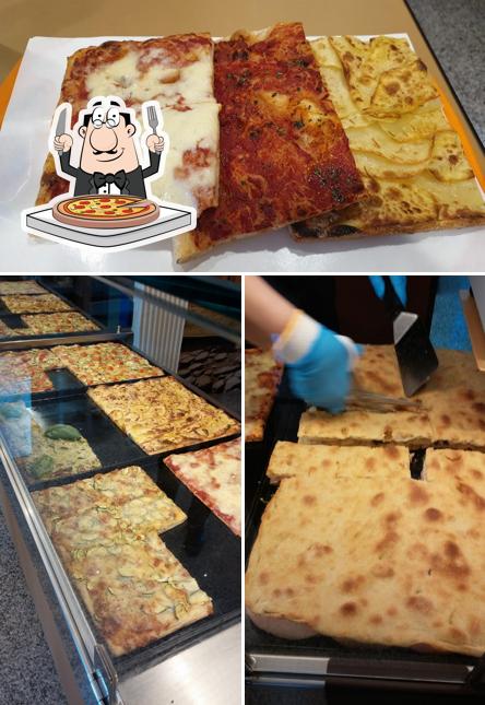 A SPQR Pizzeria al taglio romana, puoi assaggiare una bella pizza