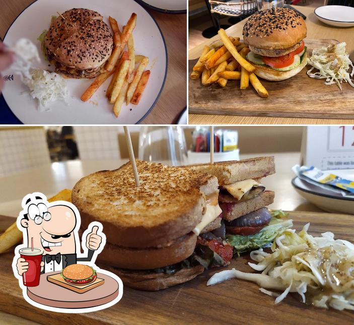 Order a burger at Smoke House Deli Colaba