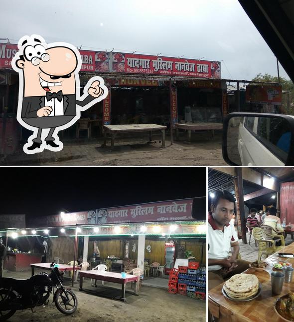 The interior of yaadgar nonveg DHABA