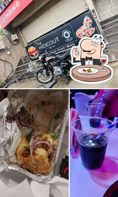 Take a look at the image displaying food and exterior at The HideOut Cafe