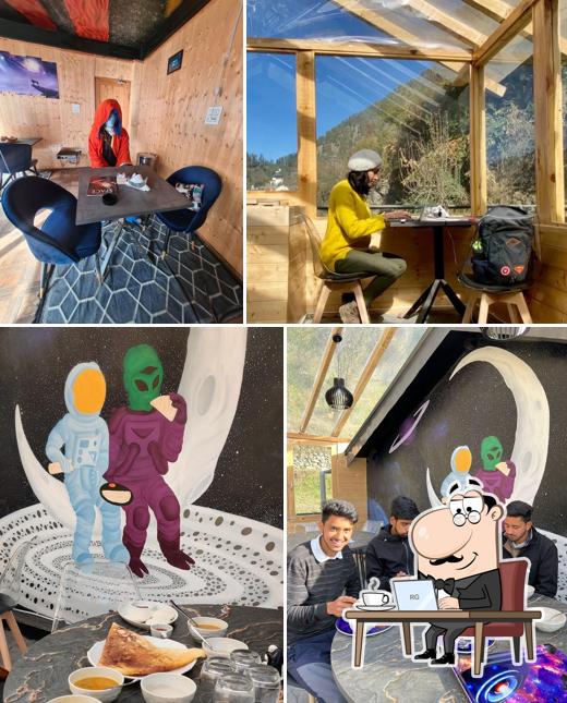 Check out how Into the orbit cafe looks inside
