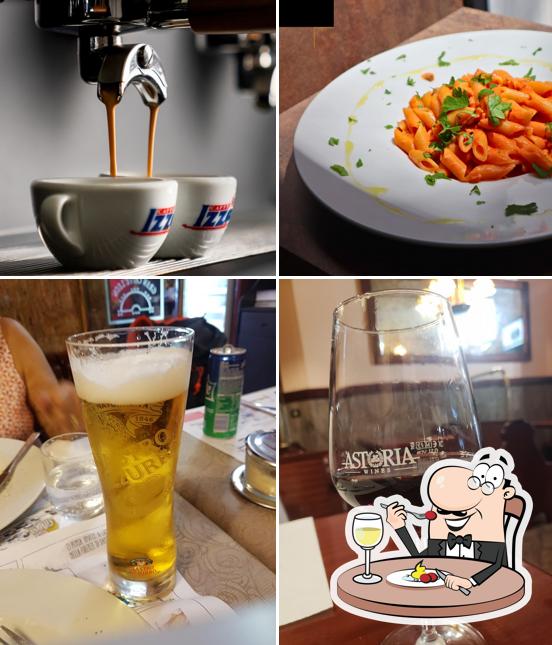 La cibo e bevanda del ristorante