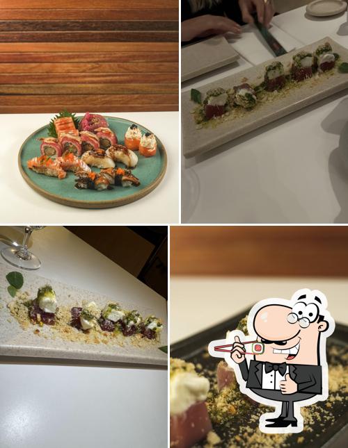 Escolha diferentes opções de sushi