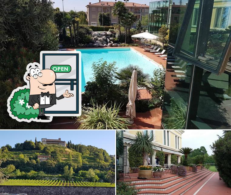 Goditi la vista dall'area esterna di Hotel Touring