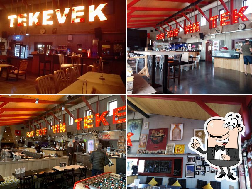 Installez-vous à l'une des tables de La Guinguette -Resto & Bar