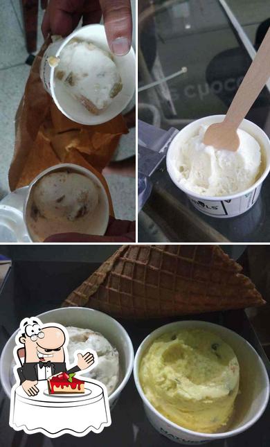 Naturals Ice Cream serves a variety of sweet dishes
