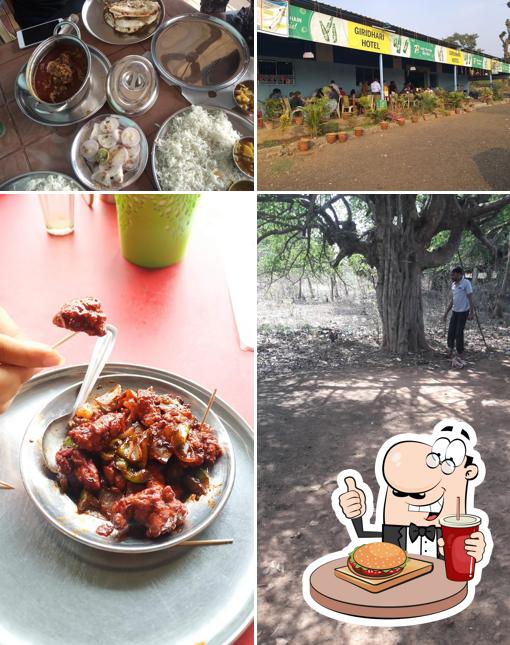 Get a burger at Giridhari Dhaba