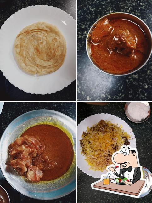 Food at Kohinoor Muslim hotel