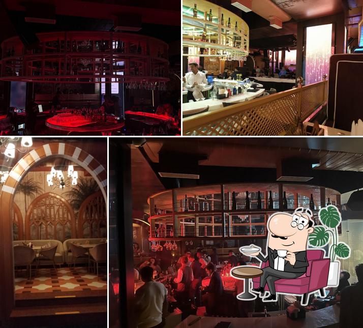 The interior of My Bar Headquarters
