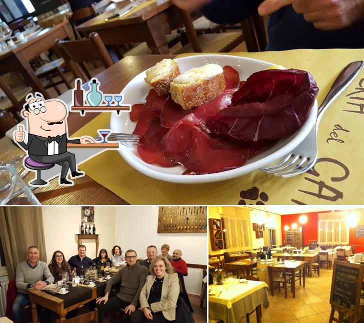 Gli interni di L'Osteria del Gatto