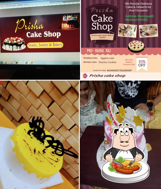Food at PRISHA CAKE SHOP