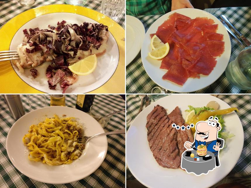 Platti al Trattoria dal Pansa
