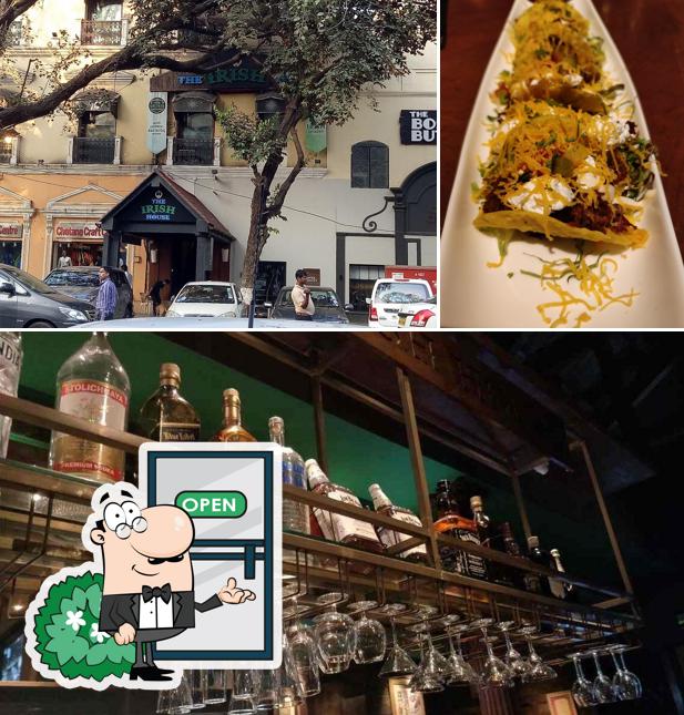Take a look at the outside area of The Irish House, Kala Ghoda