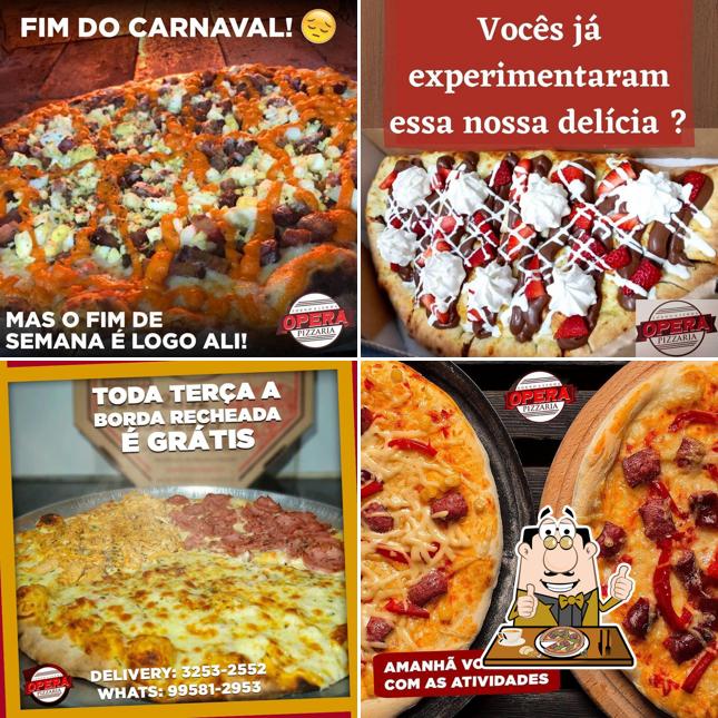 Consiga diferentes variedades de pizza