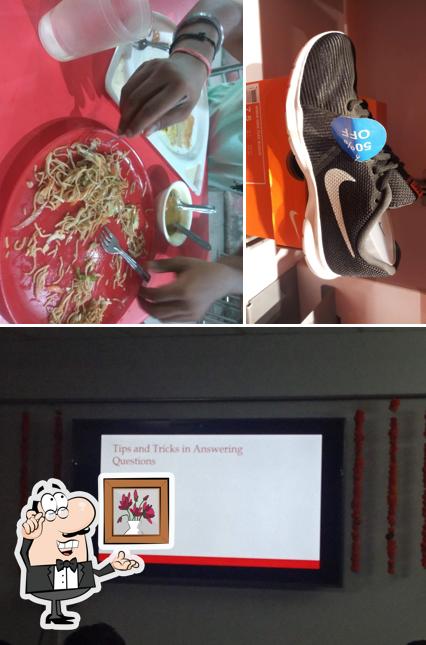 The interior of Aggarwal Sweets